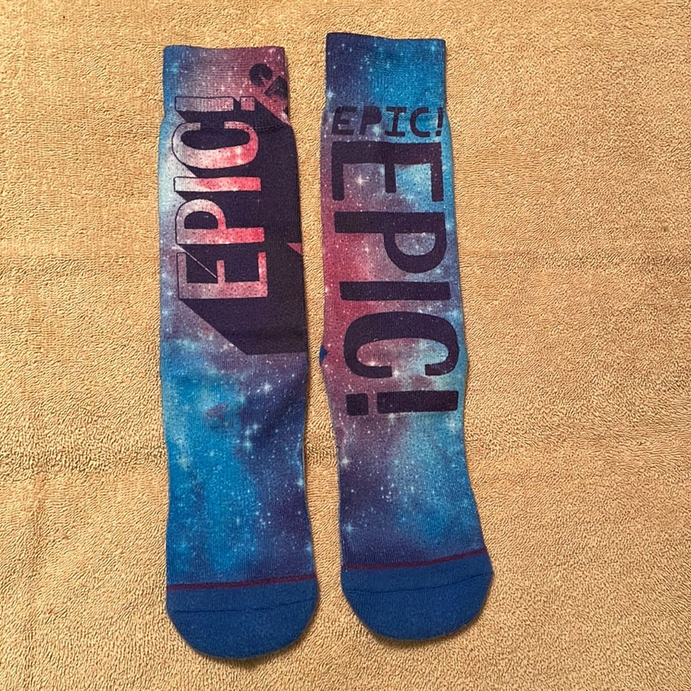 One pair of Epic socks.